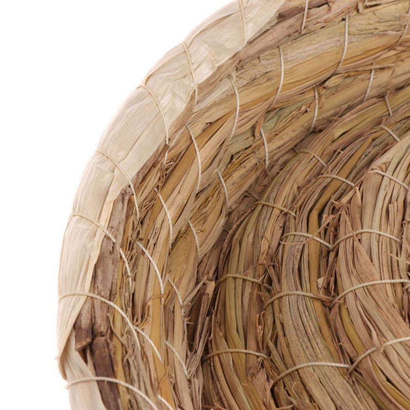 Handwoven Birds Nest Corn Leaves And Straw Incubation Bed Courtship Breedin Q8V9