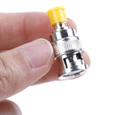 2Pcs BNC male plug to SMA female jack RF adapter connector JR