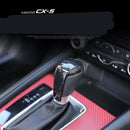 Carbon Fiber Interior Gear Shift Knob Cover Trim For Mazda CX-5 2017 Accessories