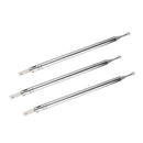 3pcs Extendable Telescopic Radio Antenna, 55cm 22inch Stainless Steel