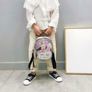 Women Rabbit Sequin Backpacks Girl Travel Shoulder School Bags (Multicolor)