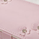 Portable Women Jewelry Box Storage Organizer Girls Travel 2-Layer Rectangle W5O2