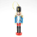 6pcs/set Mini Wooden Nutcracker Soldier Gift Christmas Party Decor 12cm