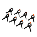 8pcs 2 inch Plastic Nylon Toggle Clamps Woodworking Spring Clip DIY Tools