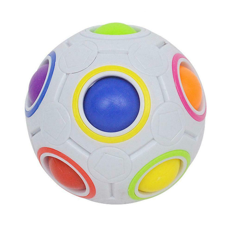 Creative Mini Spheric Magic Rainbow Puzzle Ball Child Educational Learning Toys