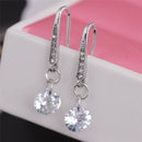 Rhinestone Crystal Ear Studs Earrings Drop Dangle Hoop Earrings Women Jewelry LJ