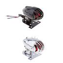 Motorcycle Grill LED Tail Light Brake Lamp for Bobber Chopper Black