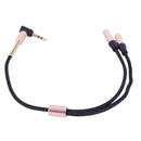 3.5mm Audio Stereo Y Splitter Cable 3.5mm Male to 2 Port 3.5mm Female for E Y5G3