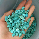100g Natural Beauty Blue Turquoise Rock Polished Rough Specimen Stone Nugget