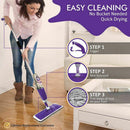 2 Microfibre Mops for Floor Wash Broom Pack Replacement warranty valid for  N9T3