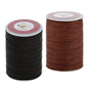 2Pcs 0.6mm Thin Round Cord Beading Jewellery Craft String Waxed Thread Line