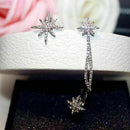 Ohrschmuck With Strass Ketten Ohrringe Gothic Ohrklemme M8A0 Ohrmanschette X3B0