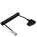 D-Tap Male to Female 4-Pin Aviation Spring Connector Cable for Power Adapter