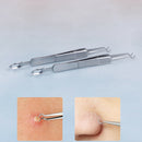 Facial extractor blackhead acne blemish remover tweezers bendcurvedneedle-toolOZ
