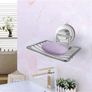 Soap Dish Holder,Stainless Steel Soap Basket With Strong Suction Cup Holder