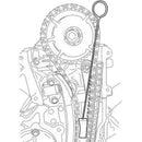 Cam Phaser Lock Out Kit/Timing Chain Wedge Tool for 04-10 Ford Lincoln Merc