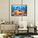 5D DIY Diamond Painting Kits Sea World Full Round Drill Handicraft Home Art