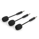 3pcs Mini 3.5mm Jack Flexible Capacitance Microphone Mic for Phone Laptop