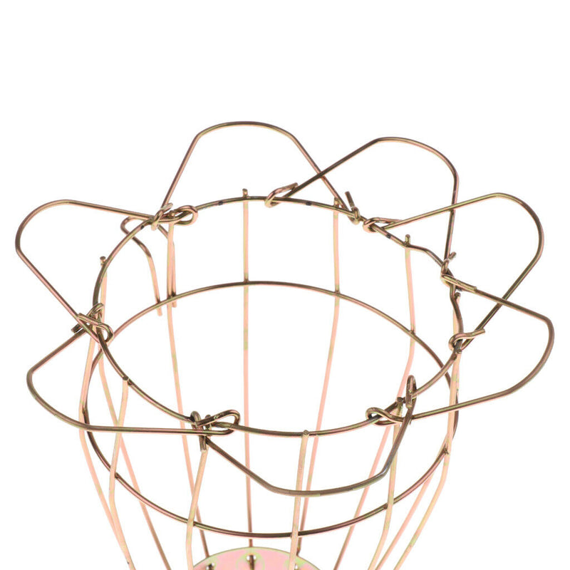 2pcs Reptile Protective Lamp Screen Anti-Scald Protective Guard Golden