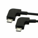 30cm Left Angle to Left Angle Micro-USB Host OTG Cable 4 DAC Digital Amplif N2P9
