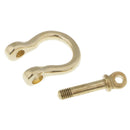 30mm Brass Metal D-Ring  Rings for Straps Bag Making Leathercraft