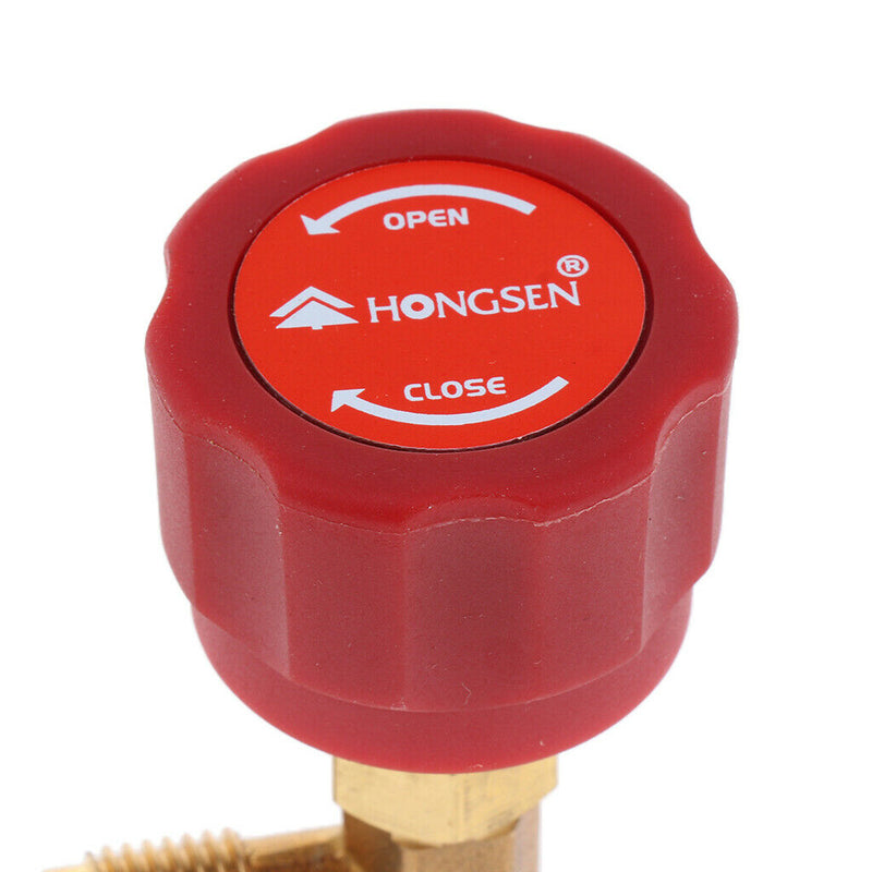 R134a Refrigerant Can Bottle Tap 1/4inch Valve Opener Connector Tool T handle