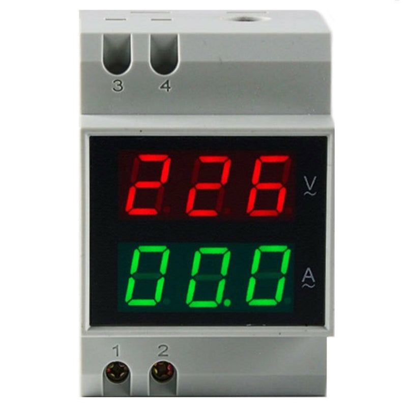 D52-2042 AC 80-300V Digitial LED MultiFunction Meter Voltmeter Ammeter Use S3W9