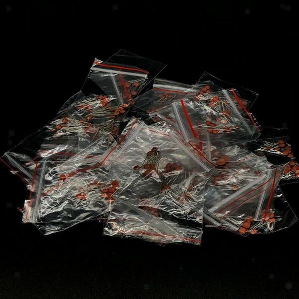 7 Values Resistor Kit, Metal Film Resistors Assortment with LED Diodes Ceramic