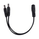 5.5x2.1mm 1 to 2 M/F DC Power Splitter Cable for Security CCTV Camera T9V8