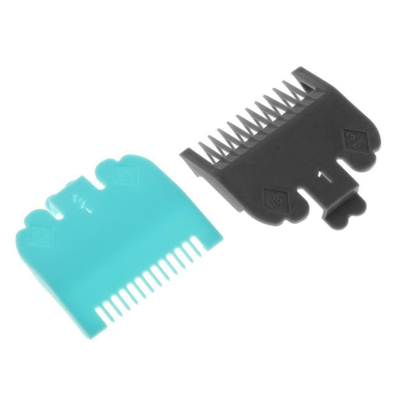 Barber Stylist Hair Trimmer Clipper Coded Spare Guide Comb Set 3mm 1.5mm