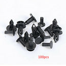 100pcs Grille Fastener Automotive Practical ABS Push Pin Rivet for Jeep