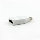 Mini DP Display Port Male to HDMI Female Converter Adapter for MacBook Pro White