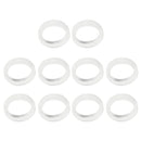 10Pcs Finger Ring Grips Inserts for Barber Hairdressing Shear Scissors Clear