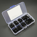 240pcs High Strength Alloy Steel M4 Cup Head Hexagon Socket Screw and Nut Set g