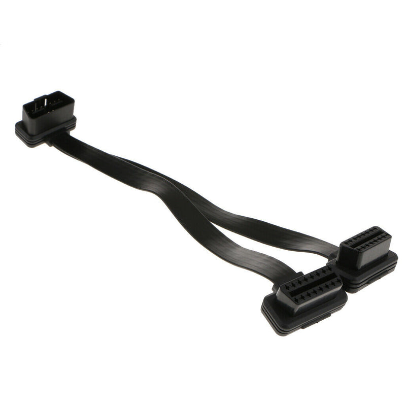 1 to 2 Car OBD 2 16Pins Male To Female Y Splitter Connector Diagnostic Cable