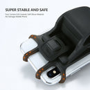 Pull Button Bike Phone Holder Silicone Adjustable Bicycle Handlebar Bracket A