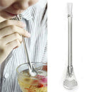Useful Stainless Steel Tea Drinking Yerba Mate Straw Gourd Bombilla Filter Spoon