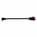 0.6FT 20cm 90 degree Right-angled 3.5mm (Mini) 1/8 inch TRS Stereo Male to