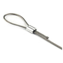 100pcs Aluminum Crimping Loop Sleeve for 3mm Diameter Wire Rope and Cable L2N4