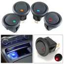 20PCS Led Dot Light 12V Car Auto Boat Round Rocker ON/OFF Toggle SPST Switch New