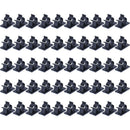 Adjustable Cable Clips Adhesive Nylon Wire Clamps Black 50 Pcs R2M9