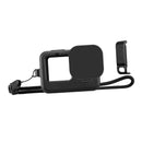 Silicone Cover for GoPro Hero9 Black w/ Lanyard Wrist Strap Lens Cover