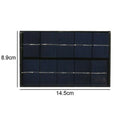 5V 5W Portable USB Solar Panel Power Bank Tablet Phone Charger Camping Hiking