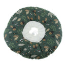 Green Forest Print Dog Cute Comfy Cone for Dogs and Cats Soft Fabric E-Collar