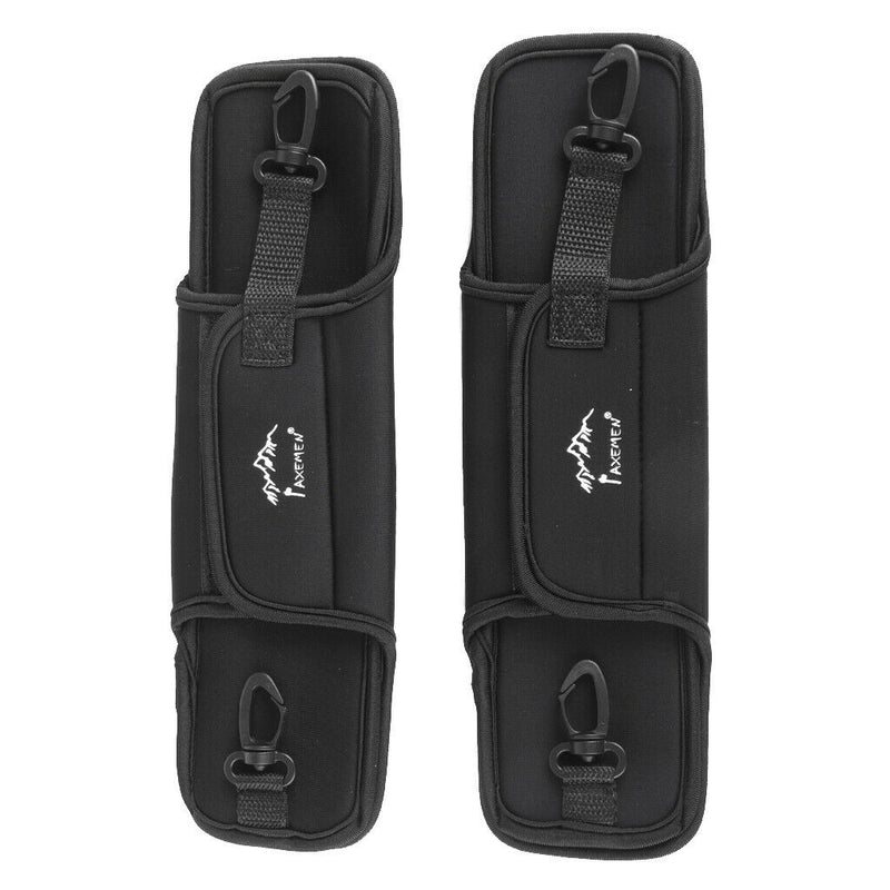 2pc Padded Shoulder Strap Cushion For Oudoor Sports Backpack Sling Day Pack