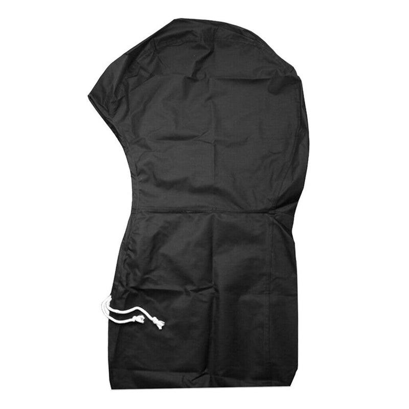 600D Oxford Cloth Outboard Cover Engines Cover Boat Covers Black 15-20HP