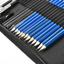 Zipper Pencil Case Sketch Brush 33pcs Set Art Painting Box Student Supply A