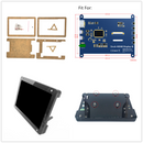 Durable Front + Back Case Touch Screen Stand For Raspberry Pi 5'' LCD Display