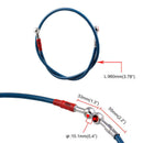 1 x Motorcycle Brake Oil Hose Tube Line Fitting steel wire Universal Usef ZLW