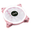12V 120mm PC Case Fan 3-Pin + 4D Quiet Dual Rings Computer Case Cooling Fan
